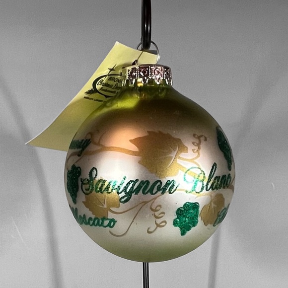 COPY - White Wine Christmas Ball - Picture 1 of 6